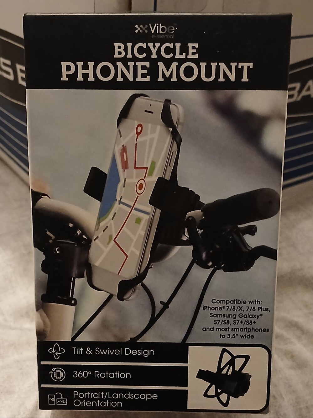 Vibe Bicycle Phone Mount Black